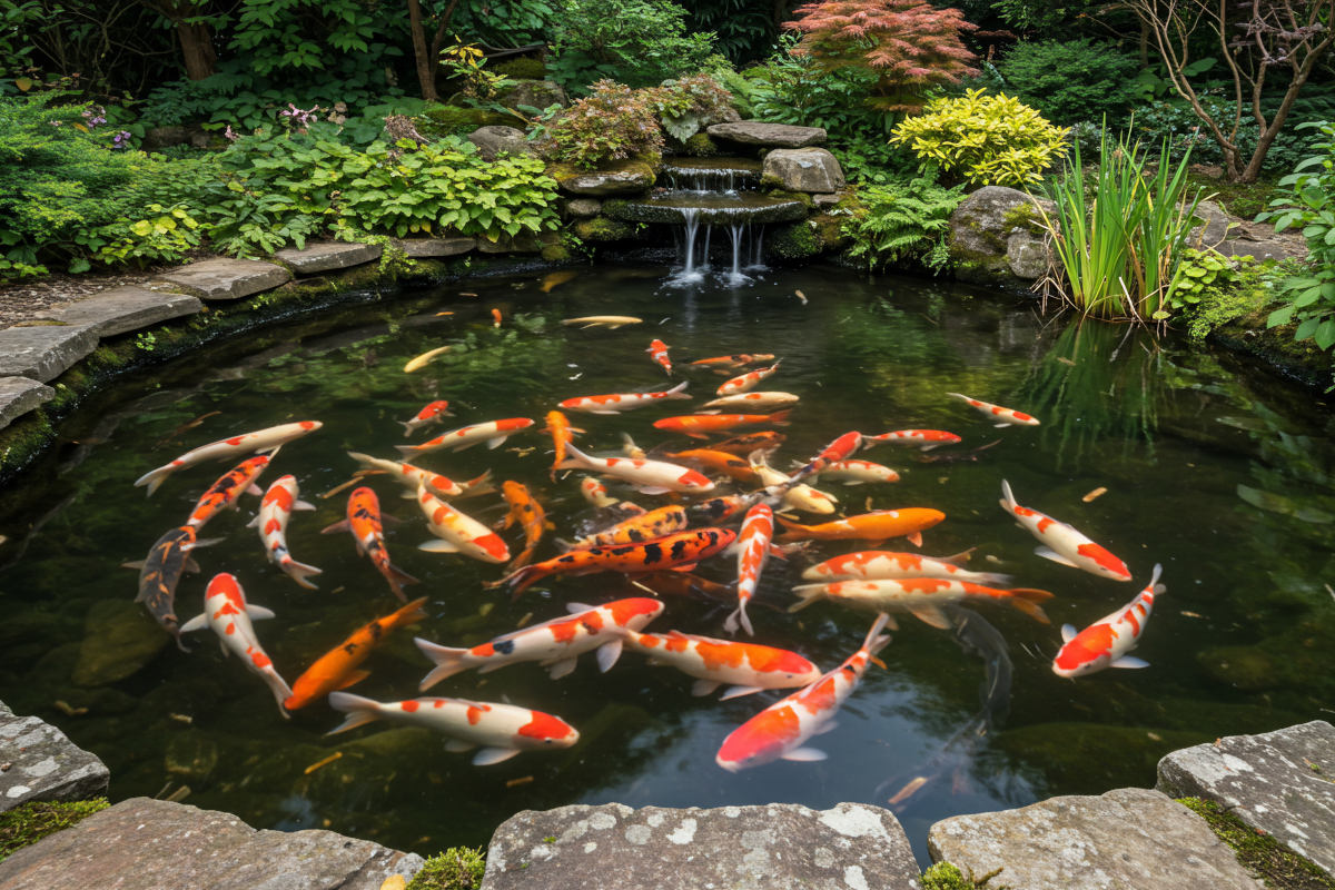 Überbesatz im Gartenteich: Die unsichtbare Gefahr für Ihre Fische