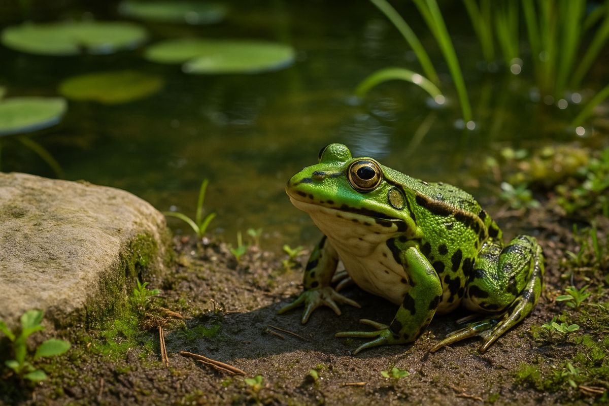Der Teichfrosch – So geht es ihm gut im Teich