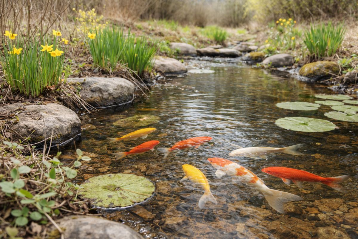 Fische im Frühling – richtig aufwecken und füttern